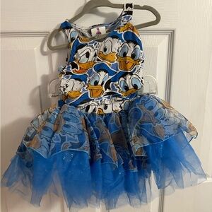 Charming Cartoon Character Blue Tutu Dress